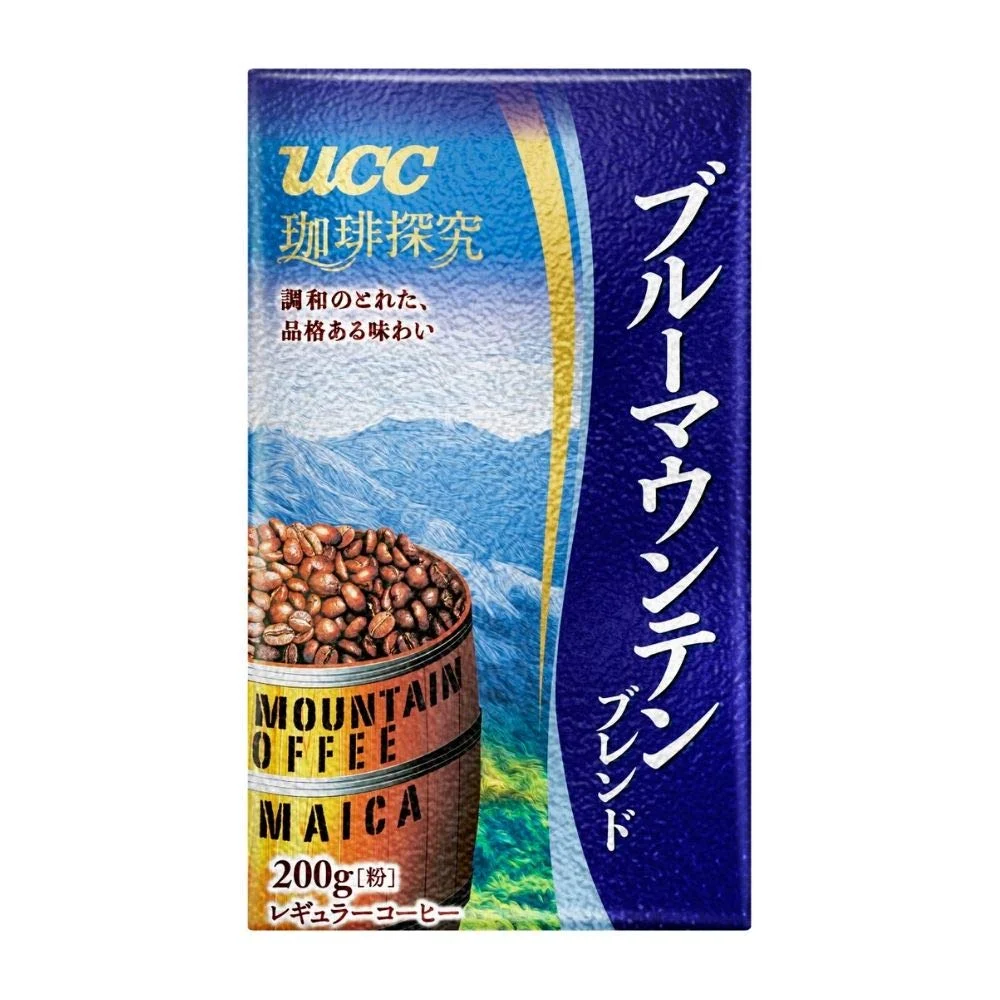UCC Coffee Tankyu Caffè Macinato Blue Mountain Blend Sottovuoto 200g