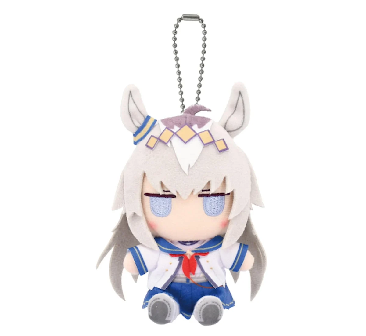 Uma Musume Peluche Mascotte Seduta Chibi Cinderella Gray Oguri Cap 110 mm