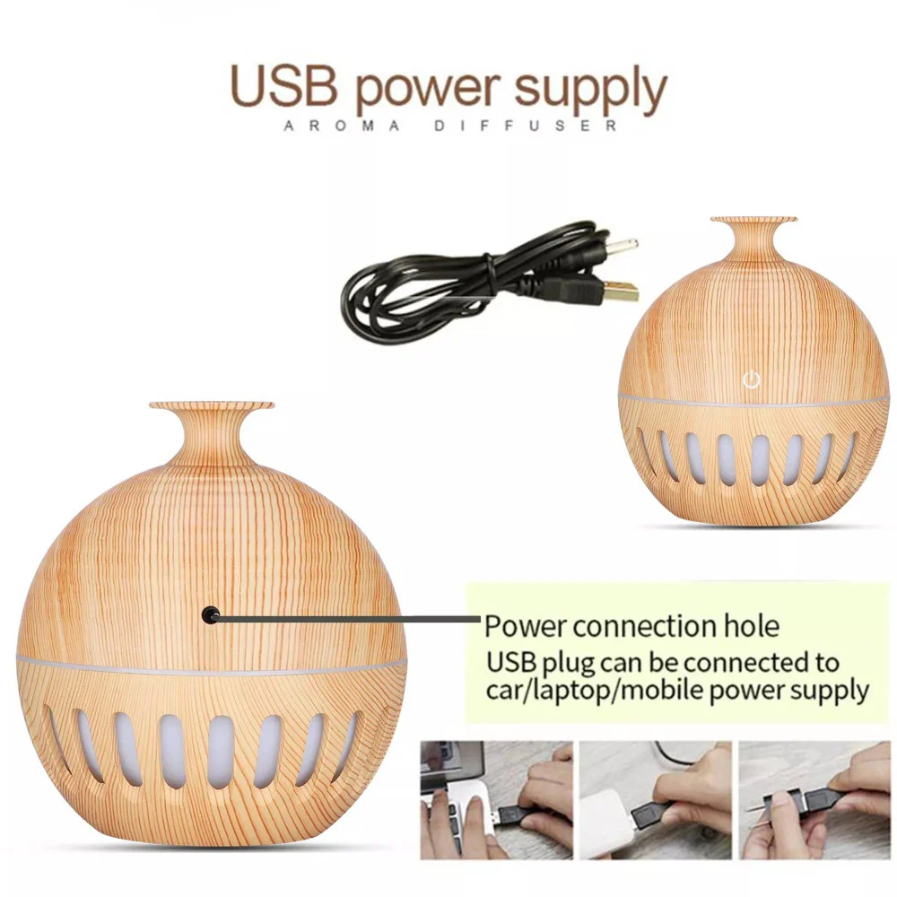 UMIDIFICATORE ULTRASUONI DIFFUSORE DI AROMI OLI ESSENZIALI PER AROMATERAPIA ANF2 - TrAdE Shop Traesio