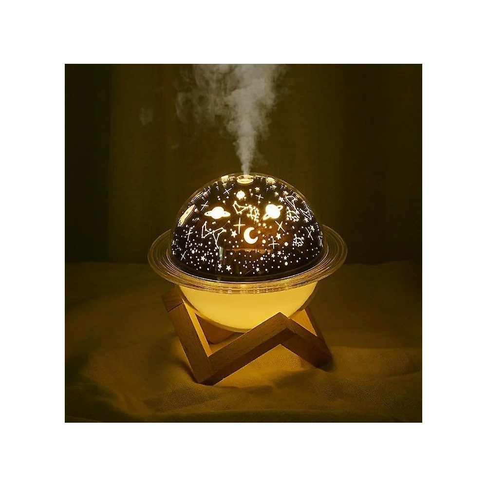 UMIDIFICATORE ULTRASUONI LAMPADA LUNA LUCE LED AROMATERAPIA DIFFUSORE PROIETTORE - TrAdE Shop Traesio