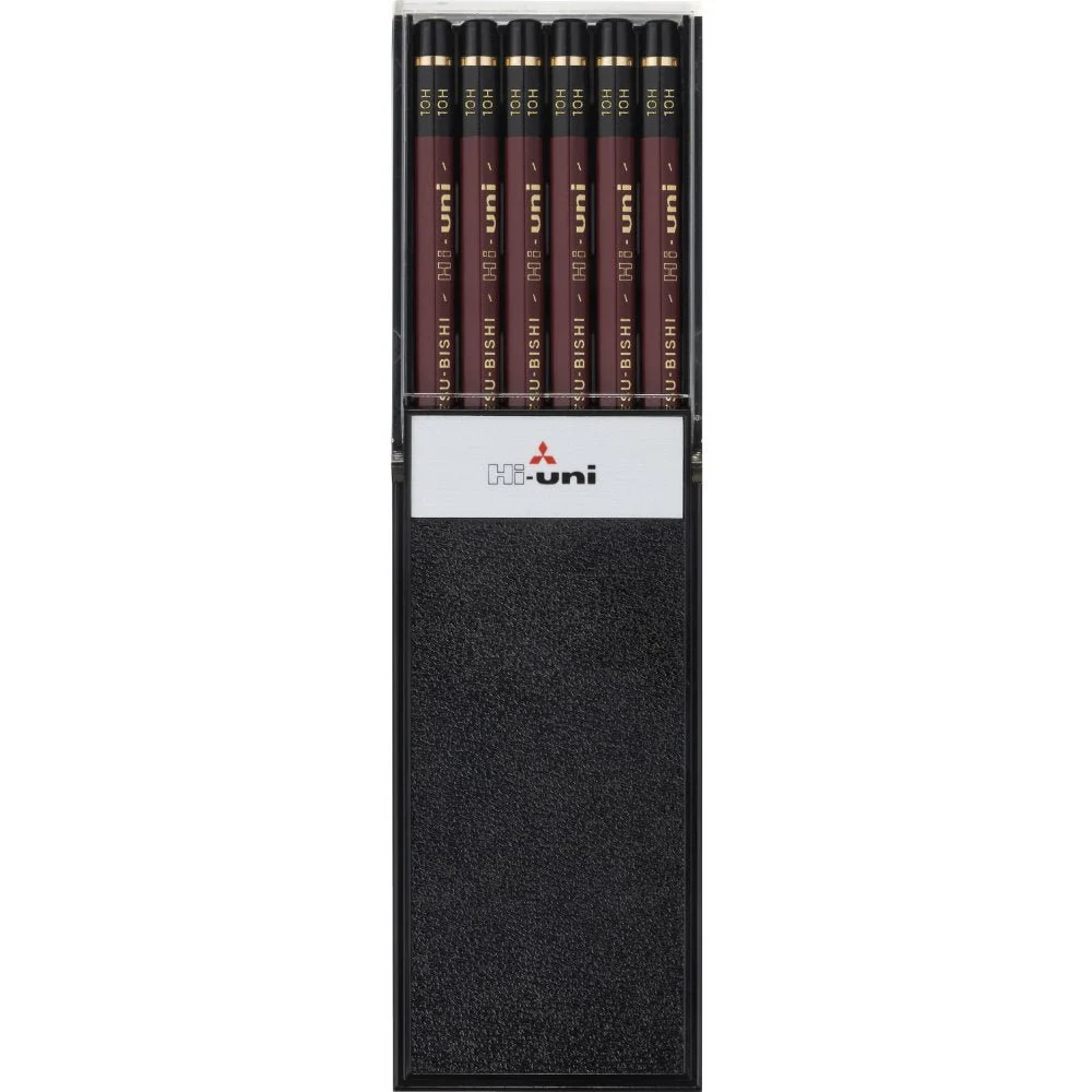 MITSUBISHI PENCIL Hi Uni Professional Drawing Pencils choice 10H to 10B 22 Grades Made in Japan