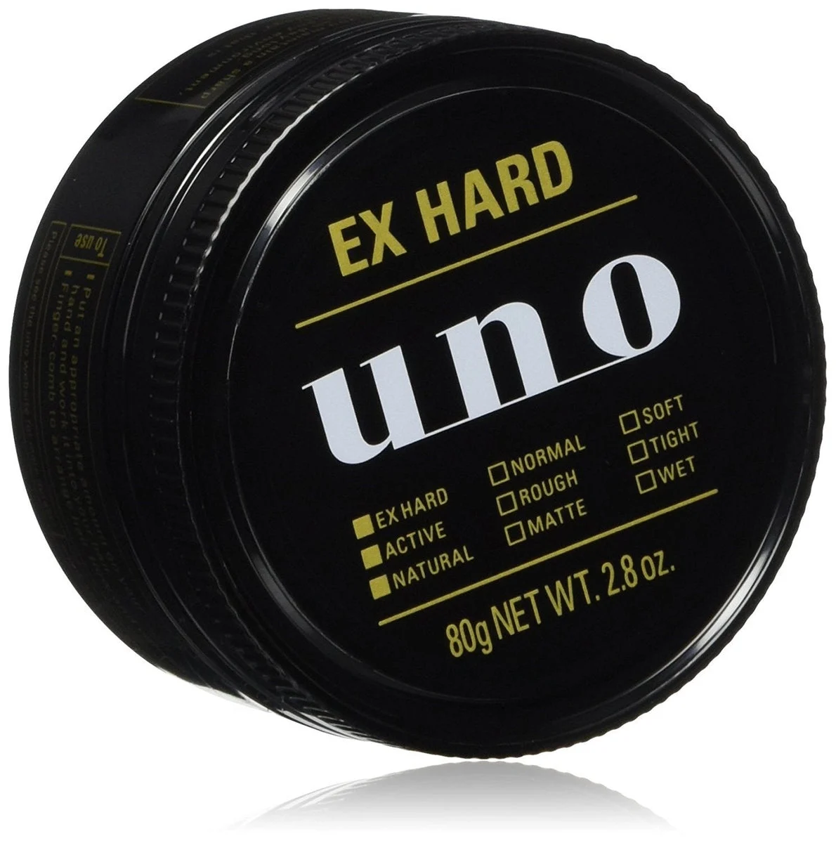 UNO Extreme Hold Cera Capelli 80g Styling Forte per Uomini