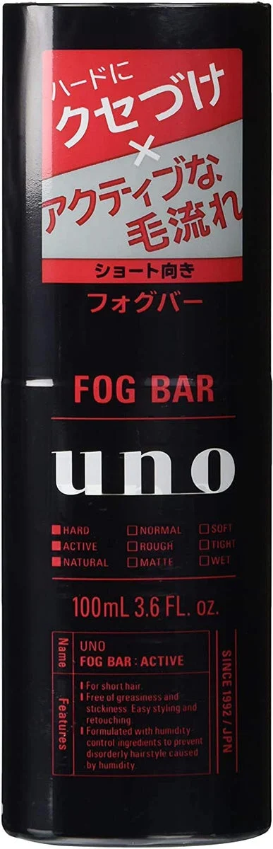 UNO Fog Bar Cera Capelli Forte 100ml - Formula Idratante e Facile da Rimuovere