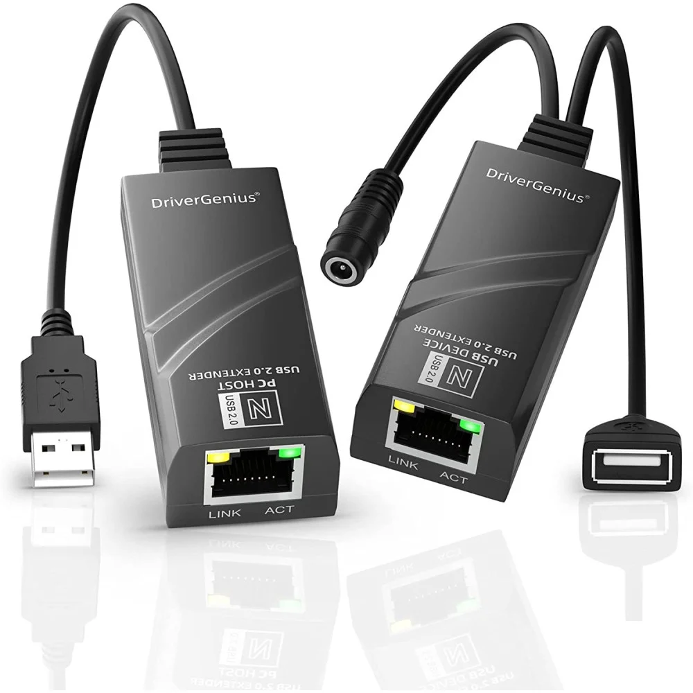 USB 2.0 EXTENDER RJ45 2 POSIZIONI ESTENSIONE FINO A 100M VELOCITÀ 480MBPS Q-U102