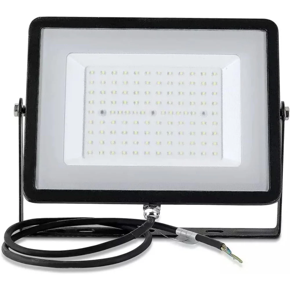 V-TAC FARO FARETTO LED SMD 10W 20W 30W 50W 100W SLIM DA ESTERNO IP65 COLORE NERO