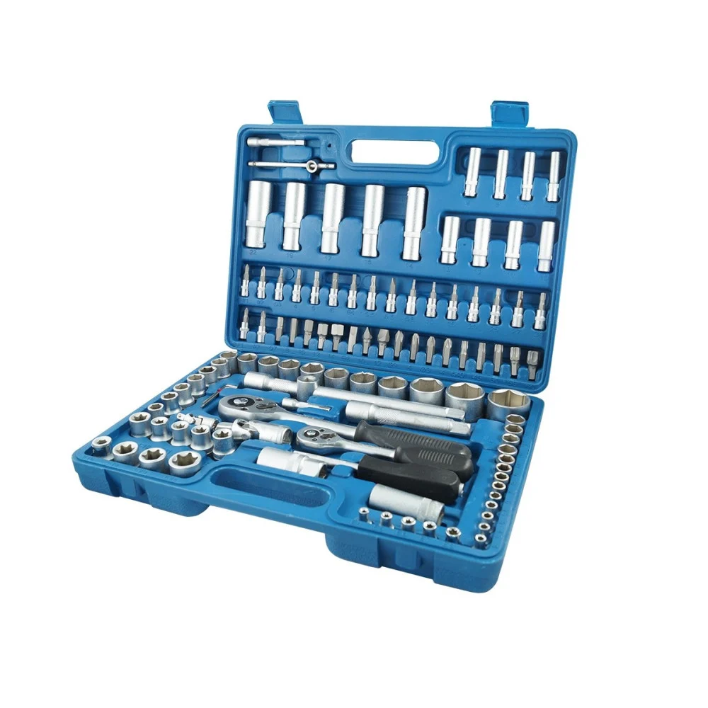 VALIGIA SET CHIAVI A BUSSOLA 108 PEZZI VANADIUM CON CRICCHETTO 108 PZ VANADIUM - TrAdE Shop Traesio