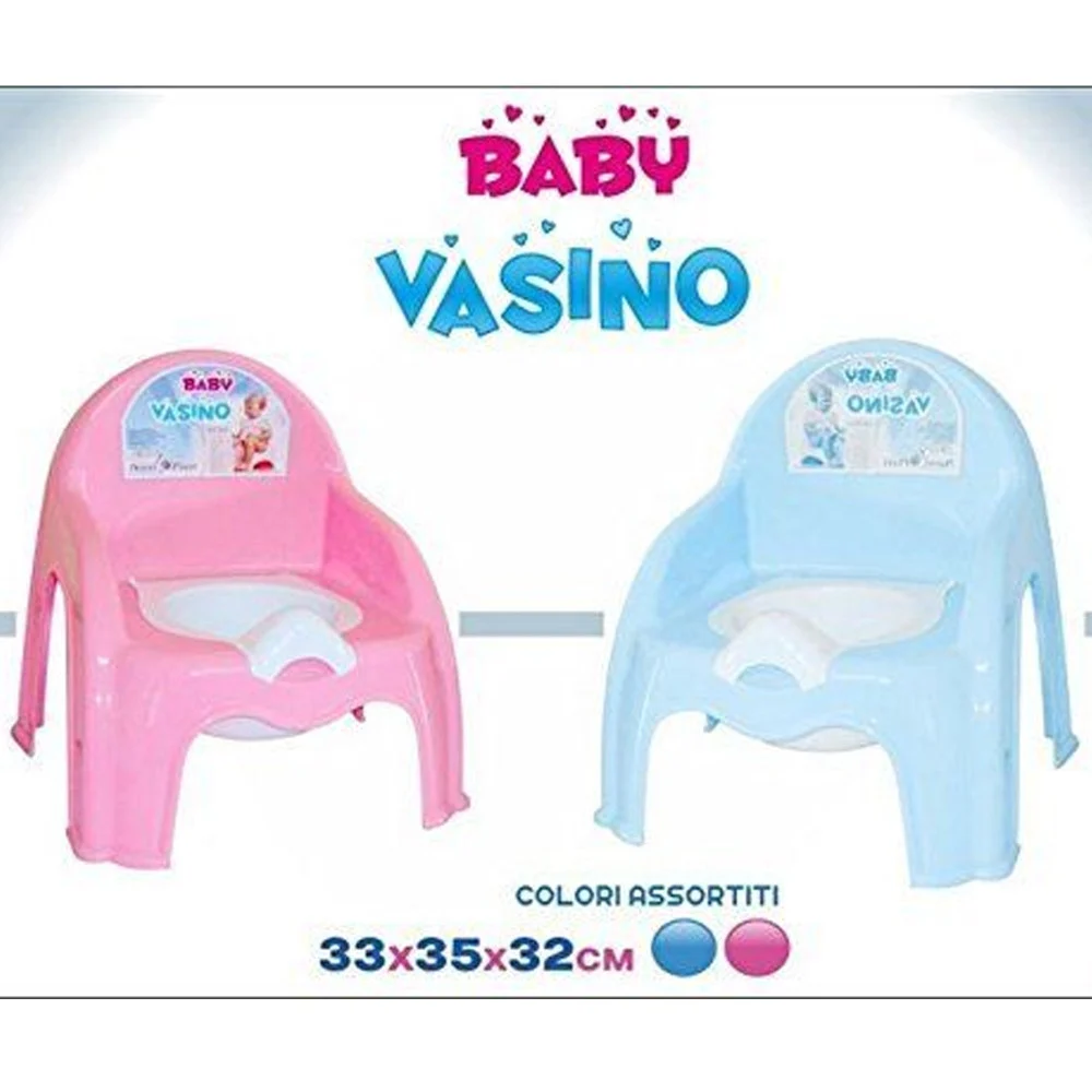 VASINO POLTRONCINA SEDIOLINA CONFORT BAMBINI BIMBI BISOGNI PLASTICA COLORATO - TrAdE Shop Traesio