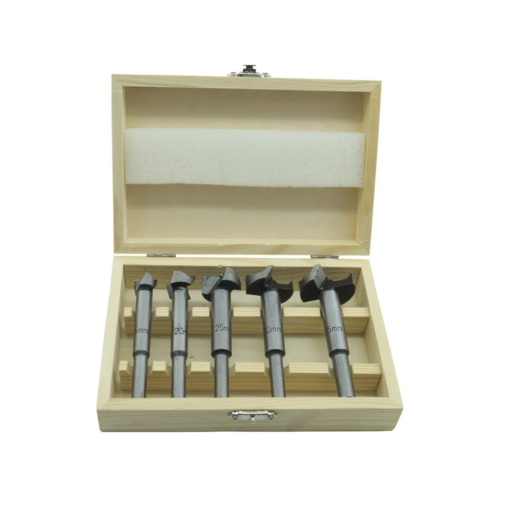 SET KIT 5 FRESE FRESA PUNTE PER PANTOGRAFO VERTICALE LEGNO 8mm 15/20//25/30/35 - TrAdE Shop Traesio
