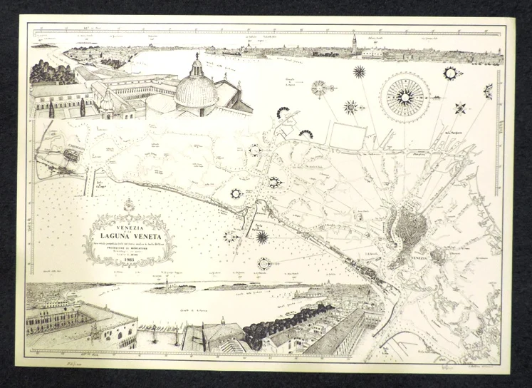 carta – venezia e la laguna veneta (1983) - Arredamento marinaresco