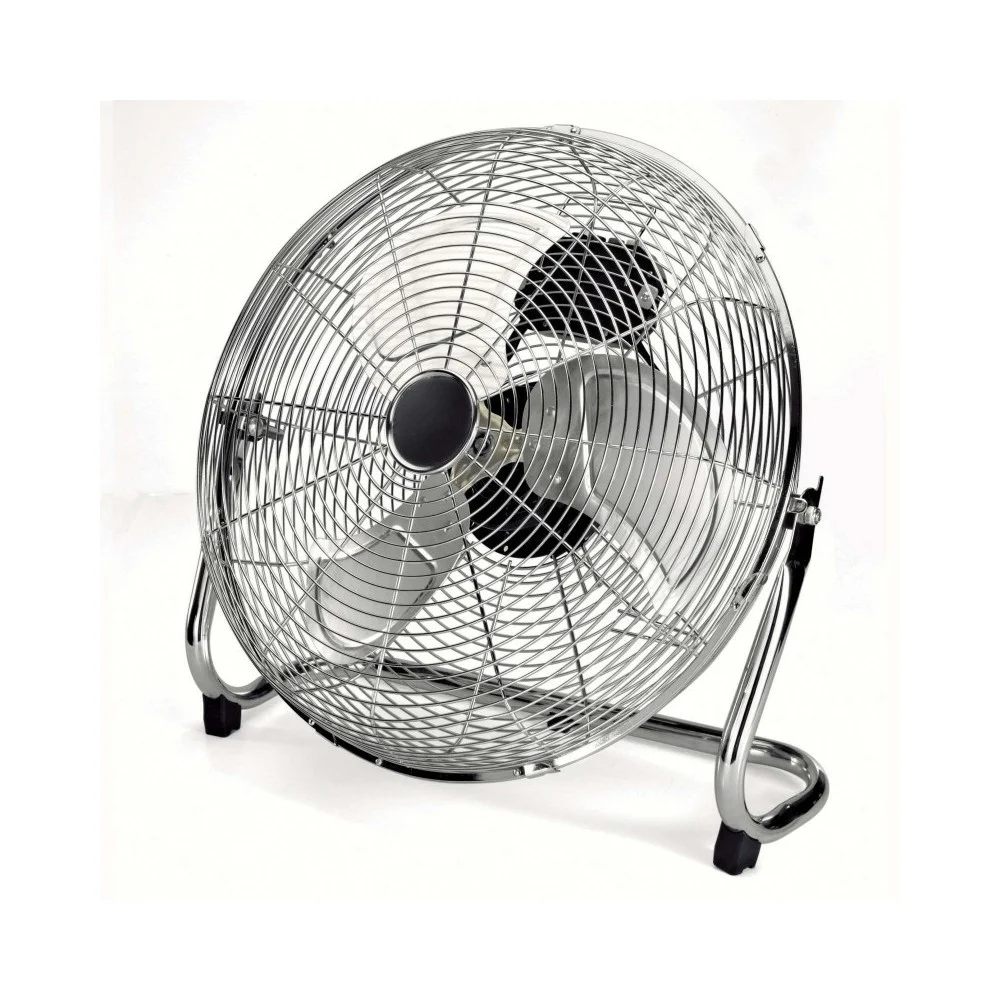 VENTILATORE 3 PALE IN ALLUMINIO OSCILLANTE DIAMETRO 40 CM 70W STAND IN METALLO - TrAdE Shop Traesio
