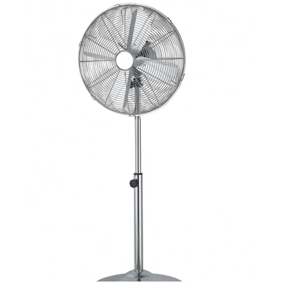 VENTILATORE A PIANTANA 3 PALE IN ALLUMINIO DIAMETRO 40 CM 3 VELOCITA' BASE TONDA - TrAdE Shop Traesio