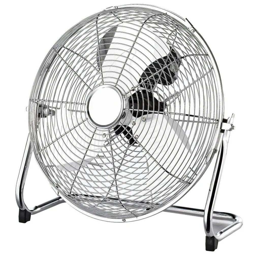 VENTILATORE DA PAVIMENTO TERRA IN METALLO 120W CON 3 PALE 50CM MOTORE 3 VELOCITÀ - TrAdE Shop Traesio