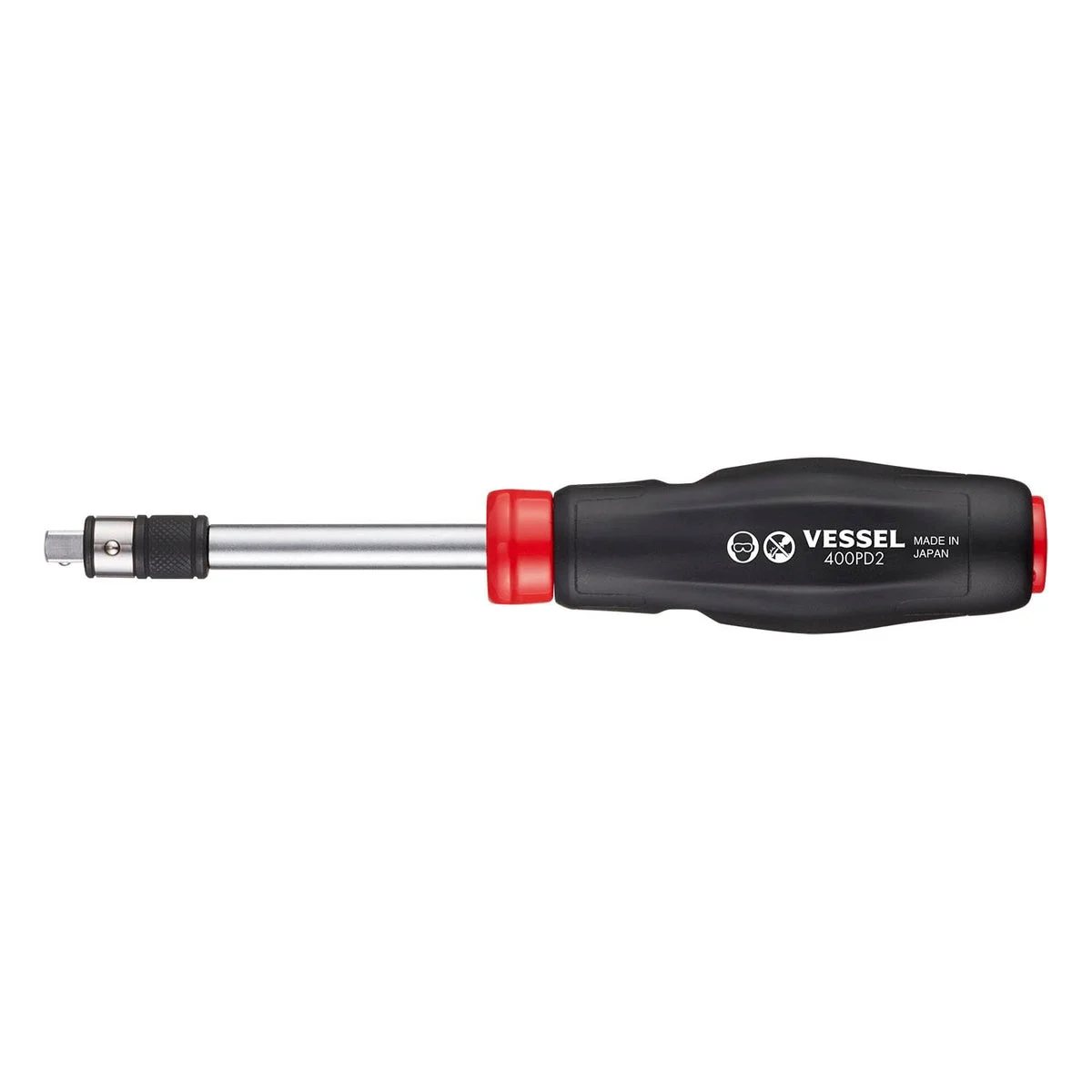 VESSEL Cacciavite 2 in 1 con sistema 2WAY per bit e bussole 400PD2 Made in Japan