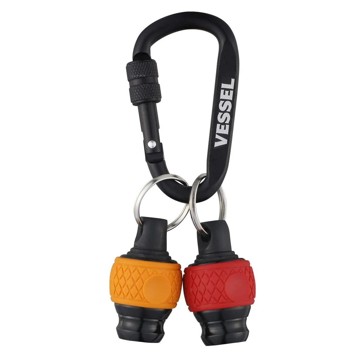 VESSEL Porta Bit Grip Rapido QB-22K2RY Rosso Giallo 2 Pezzi 500g