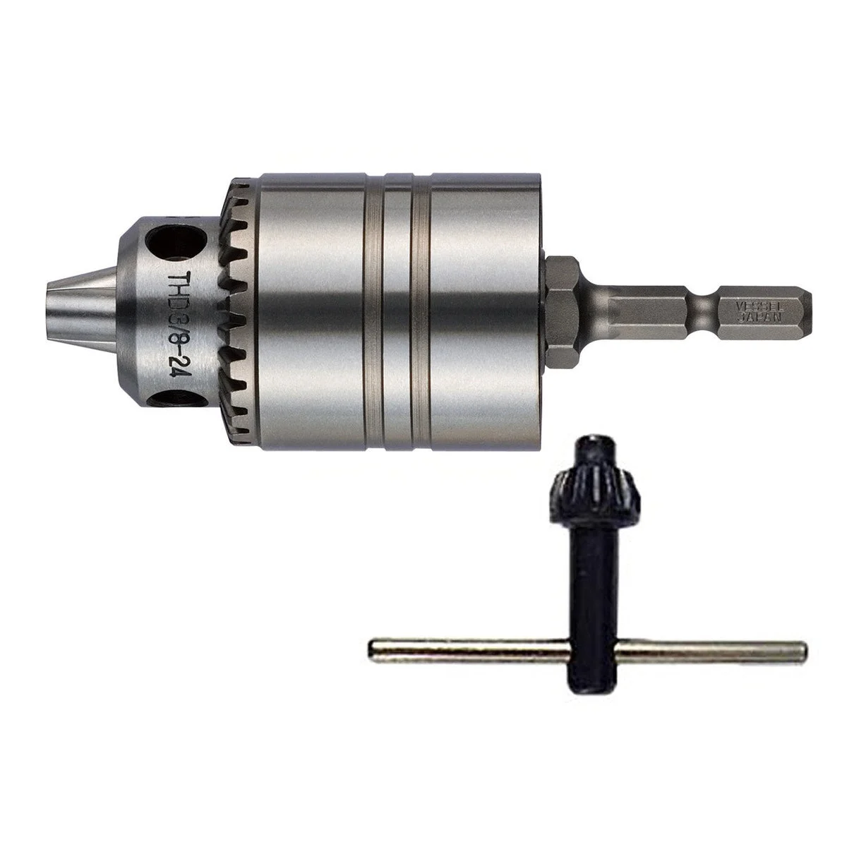 VESSEL mandrino trapano 1.5-10 mm con attacco esagonale 6.35 mm BH-21