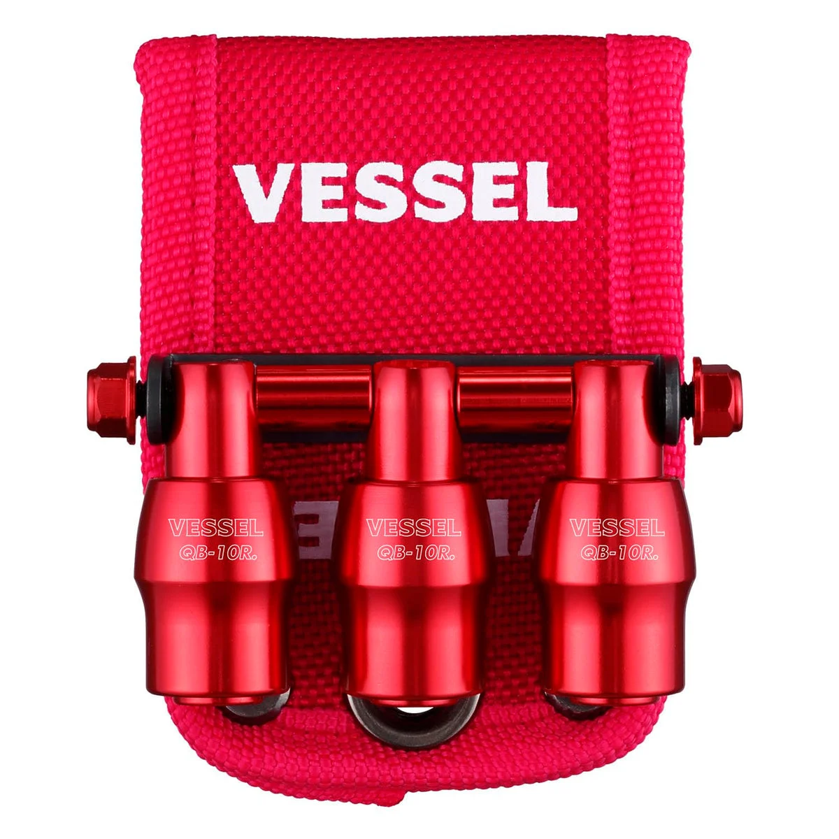 VESSEL Quick Catcher Triple Holder Limited Edition QB-10B3RR Red 3 Slots