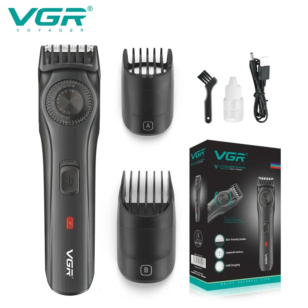 VGR V-028 Trimmer Professionale | Tagliacapelli e Rasoio Barber Precisione