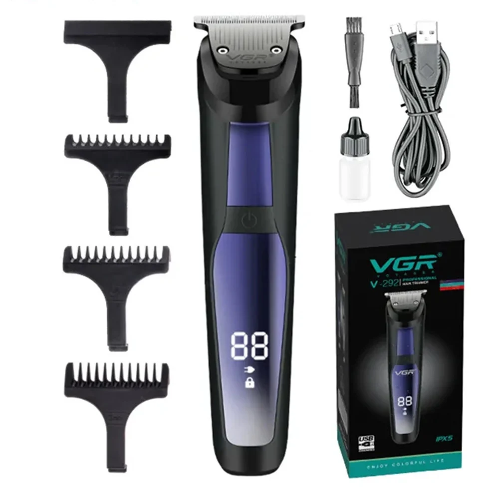 VGR V-292 Trimmer Professionale | Tagliacapelli, Rasoio, Regolabarba Barber