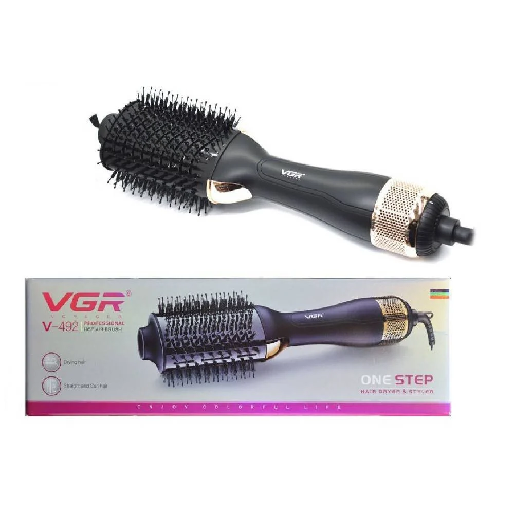 VGR V-492 Spazzola Aria Calda Professionale Ionica Styling Parrucchiere