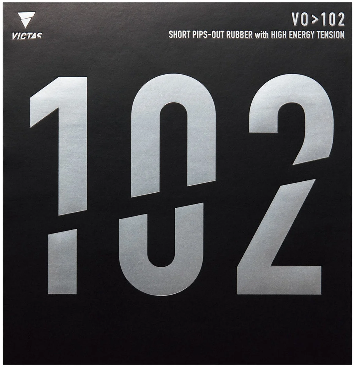 Victas Table Tennis Rubber High Energy Tension Soft VO102 Black Max