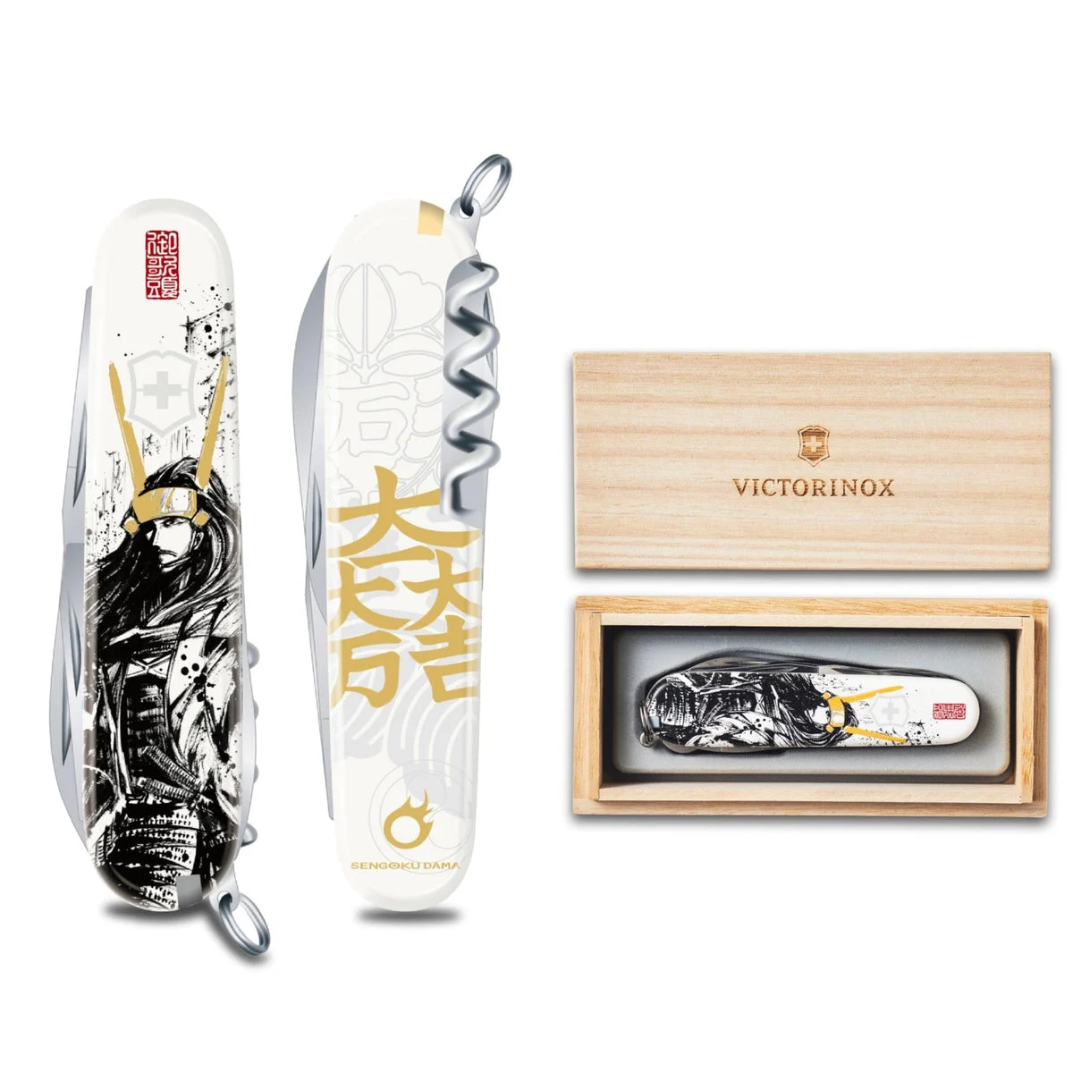 Victorinox Coltello Svizzero Samurai Sengoku Ink Climber 14 Funzioni Motivo Ishida