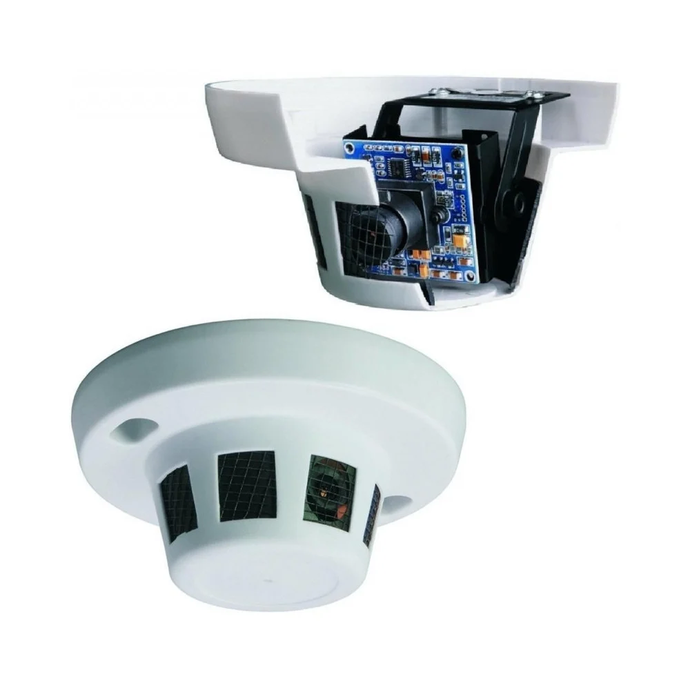 VIDEOCAMERA SPYCAM ALLARME INCENDIO RILEVATORE SENSORE SICUREZZA ANTIFURTO - TrAdE Shop Traesio