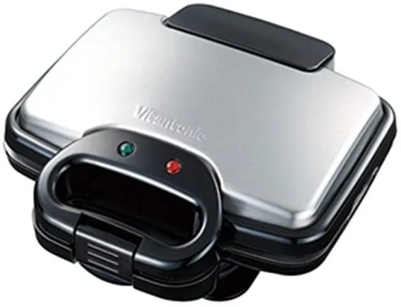 Vitantonio WAFFLE HOT SANDWICH BAKER Irons Black VWH-200-K (Included 2 Plates)