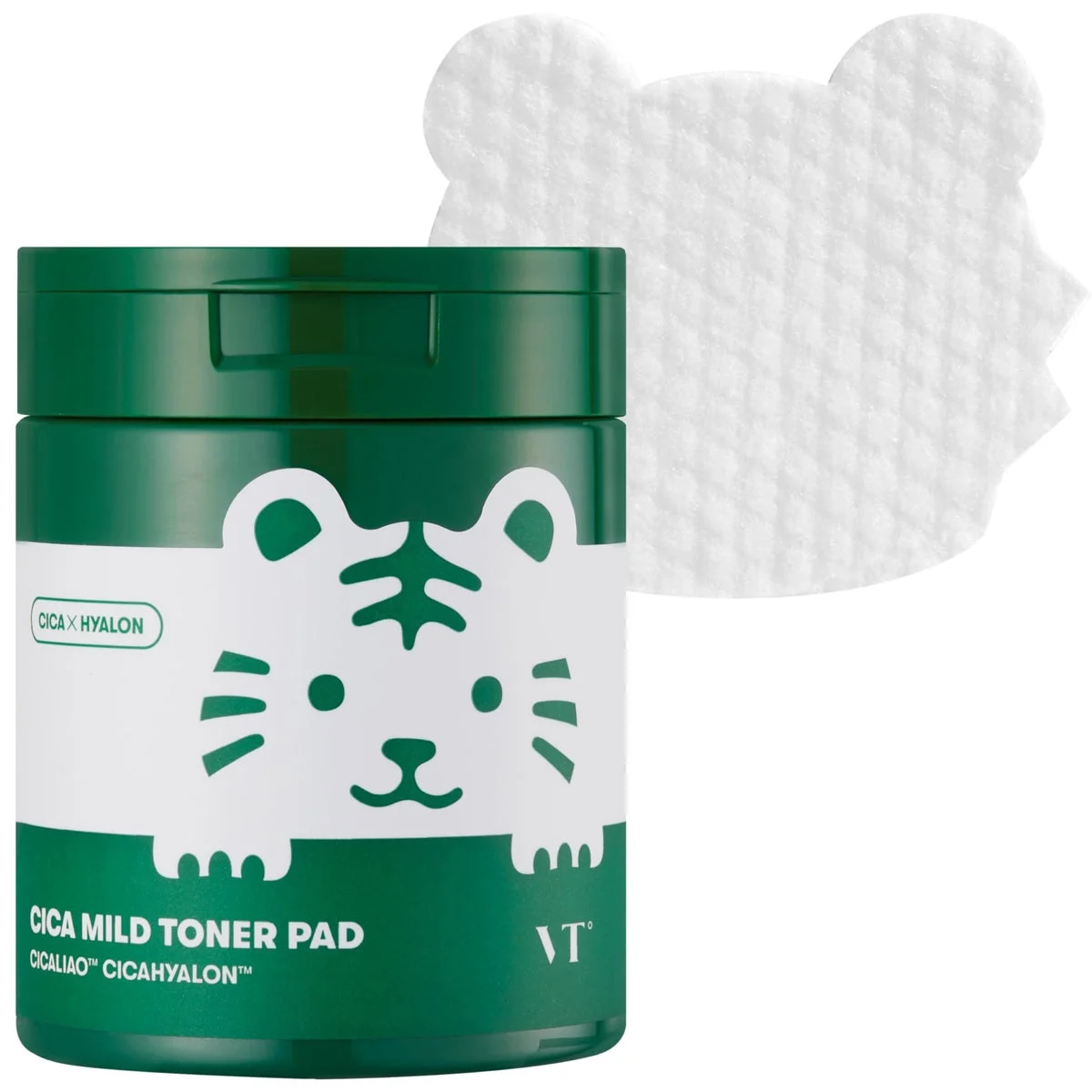 VTCOSMETICS CICA Mild Toner Pads Tiger Edition 100 pads