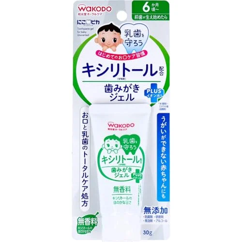 WAKODO NIKOPIKA Xylitol Gel Toothpaste Flavorless 30g