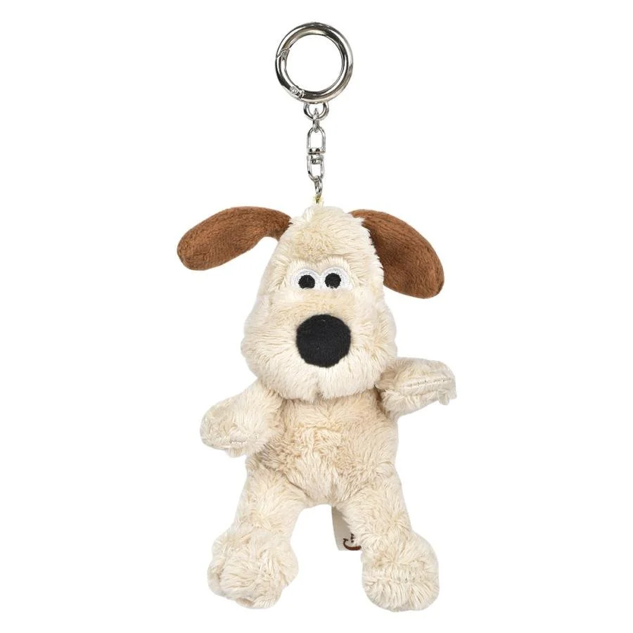 Wallace and Gromit Portachiavi Mascotte Gromit 80mm Colore Grigio