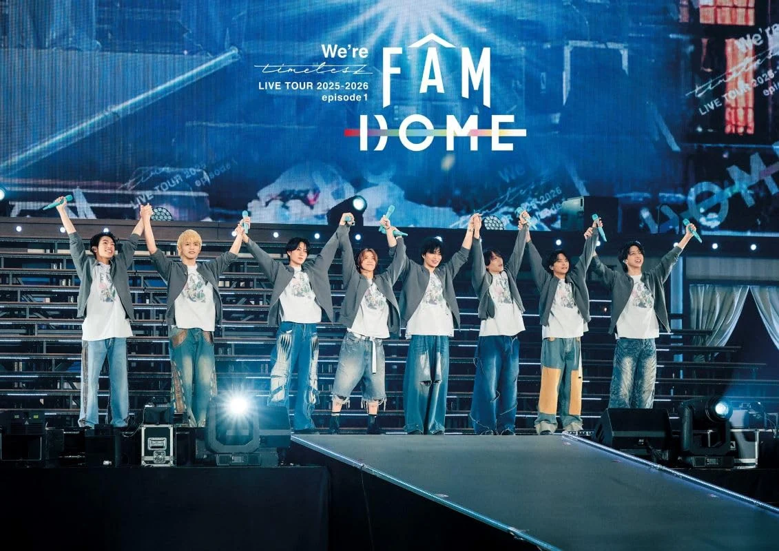 timelesz LIVE TOUR 2025-2026 episode 1 FAM DOME Standard Edition 3 Blu-ray