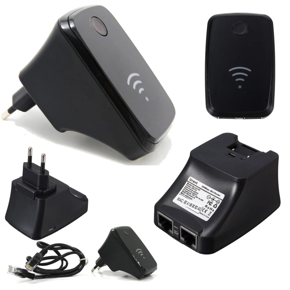 WIRELESS WIFI 300 Mbps ROUTER RIPETITORE 2.4GHZ WPS EXTENDER 802.11N LAN UNT02 - TrAdE Shop Traesio
