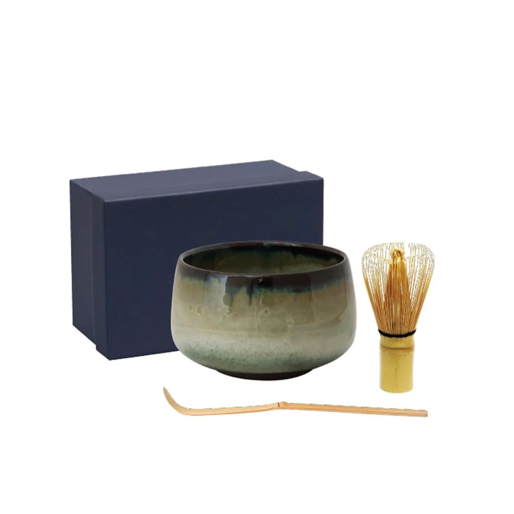 World Create set de té matcha Hasami Ware Yoi 3 piezas 13.5×20×8.5cm