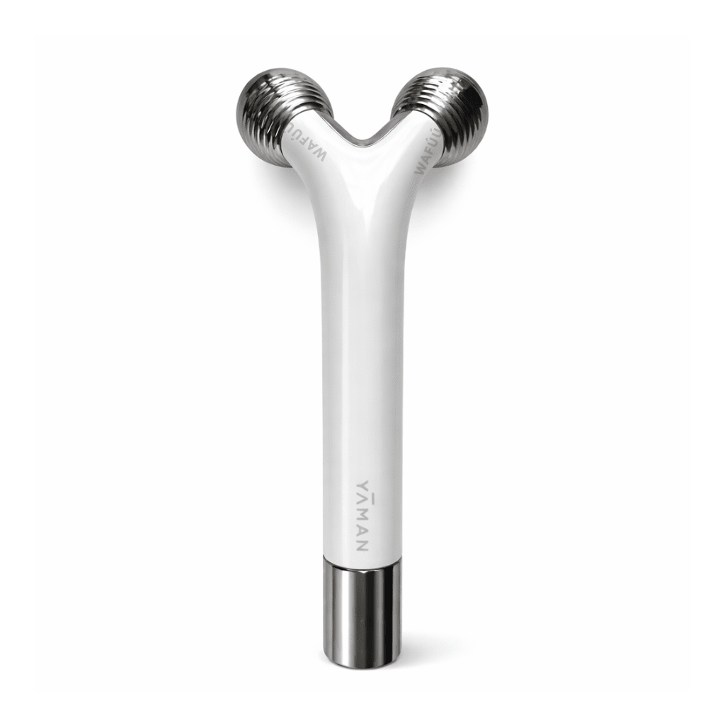 YA-MAN Facial Roller WAVYmini White Small face roller for eyes EMS EP16W