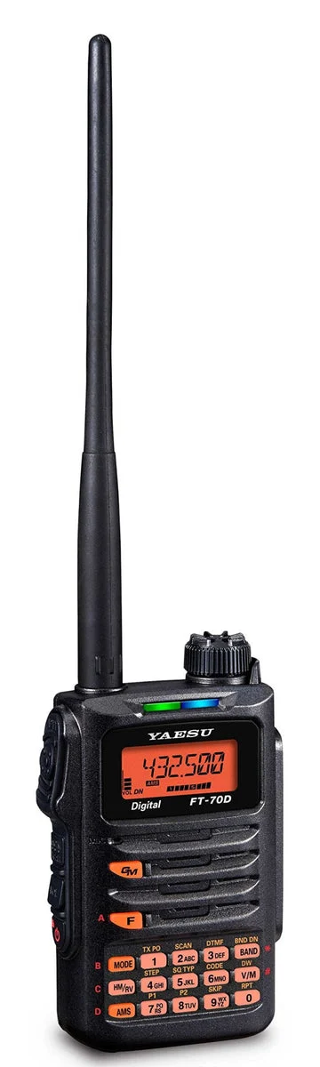 Yaesu FT-70D Ricetrasmettitore digitale dual band C4FM/FM 144/430MHz
