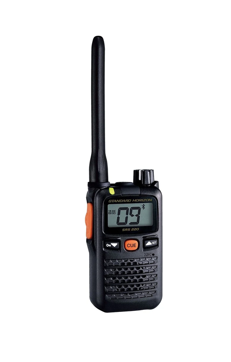 Yaesu Standard Horizon SRS220A Bluetooth Two-Way Radio Black (Mid Antenna)