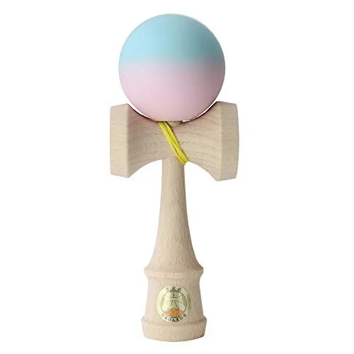 Yamagata Koubou Kendama light blue & pink OZORA KENDAMA toy Made in Japan