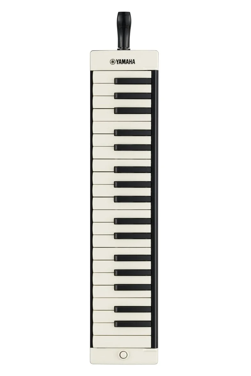 Yamaha Adult Pianica 37 Keys with Long Short Pipes Shoulder Strap Soft Case P37EBK2 Black