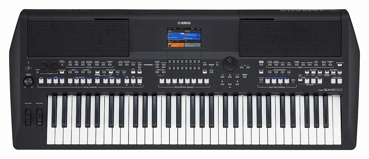 Yamaha Tastiera Portatile PSR-SX600 61 Tasti Nero