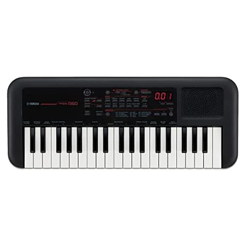 YAMAHA Tastiera Portatile PSS-A50 con Suoni e Ritmi Integrati Nero