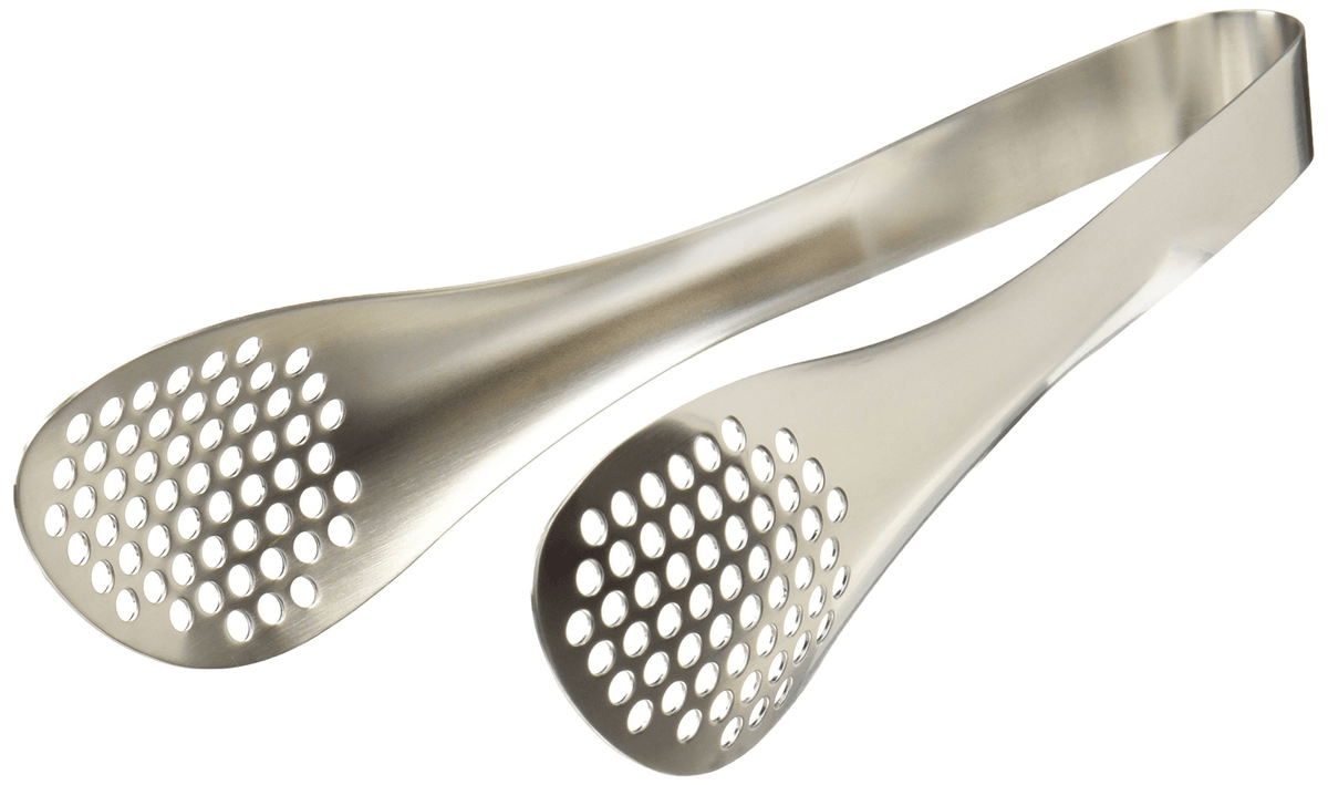 Yanagi Sori Pinze In Acciaio Inossidabile Perforate 30cm Argento