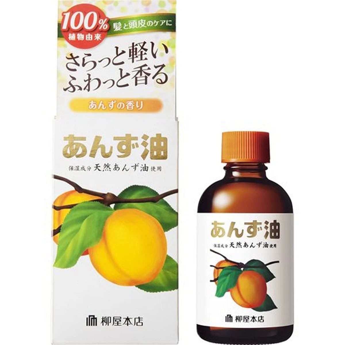 Yanagiya Apricot Oil For Hair 60mL Nourishing Hair Treatment 60mL