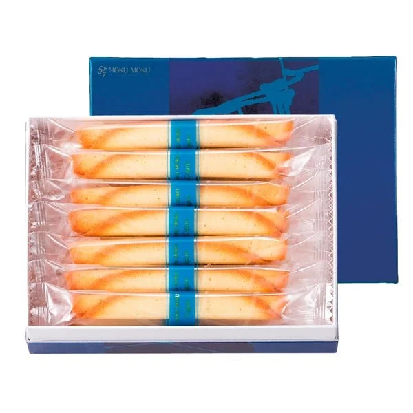 YOKU MOKU Cigare (14 biscotti) Biscotti al burro arrotolati regalo giapponese