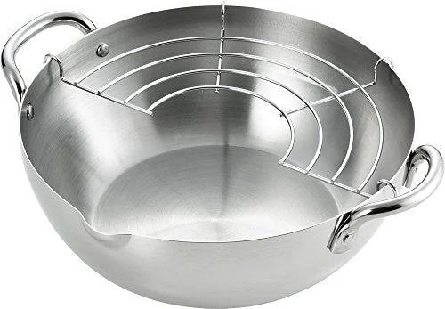 YOSHIKAWA Pentola per Tempura in Acciaio Inossidabile 20cm YJ2437