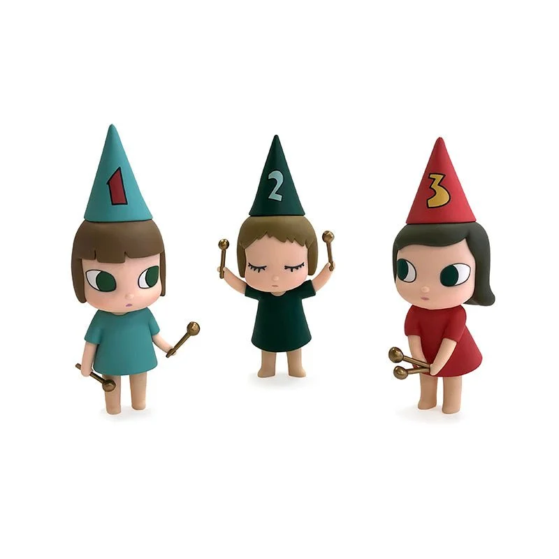 Yoshitomo Nara Drumming Girl Figurine 123 Drumming Girl Collectible