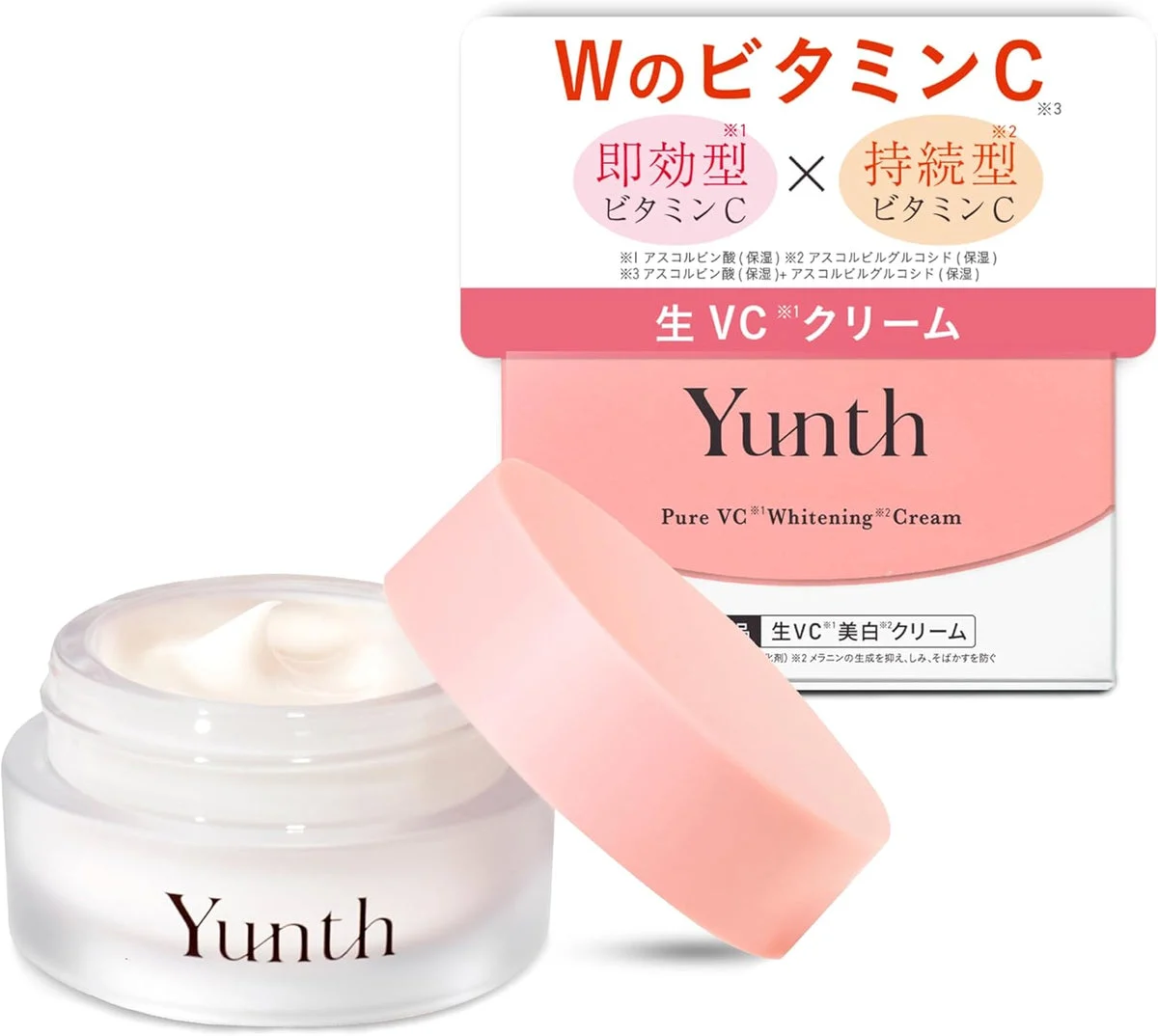 Yunth Crema Viso Vitamin C 30g Idratante e Schiarente per Pelli Sensibili