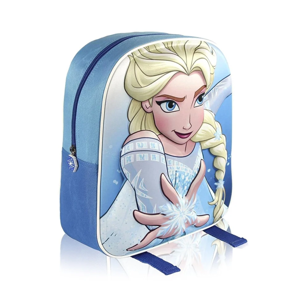 ZAINETTO FROZEN DISNEY RILIEVO 3D BAMBINE SCUOLA ASILO MATERNA TEMPO LIBERO - TrAdE Shop Traesio