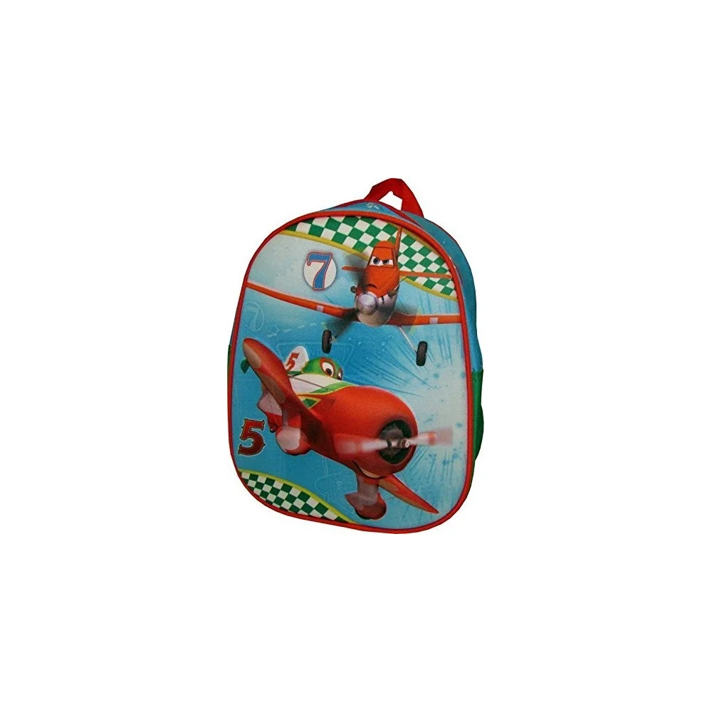 ZAINETTO PLANES STAMPA RILIEVO 3D AEROPLANO BAMBINI SCUOLA ASILO ELEMENTARI - TrAdE Shop Traesio