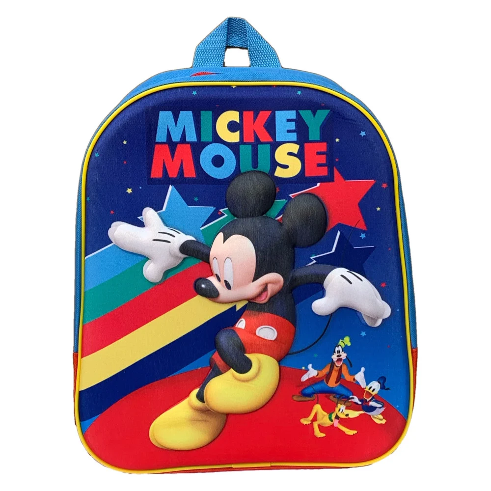 ZAINETTO SCUOLA MICKEY MOUSE 3D 32 CM ZAINO ASILO TOPOLINO ELEMENTARI BAMBINI - TrAdE Shop Traesio
