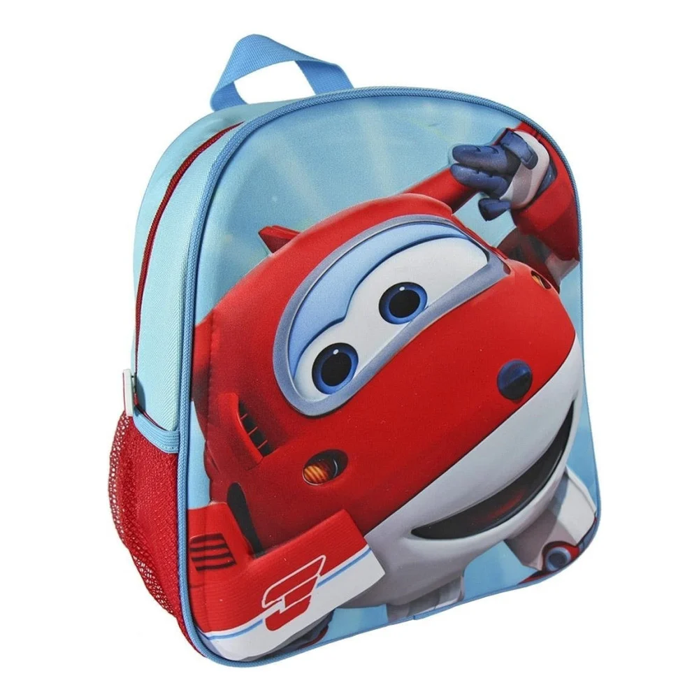 ZAINETTO SUPER WINGS RILIEVO 3D PINK BAMBINI SCUOLA ASILO ELEMENTARI MATERNA - TrAdE Shop Traesio